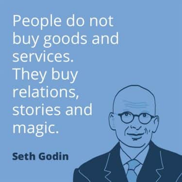 Já dizia o mestre Seth Godin...