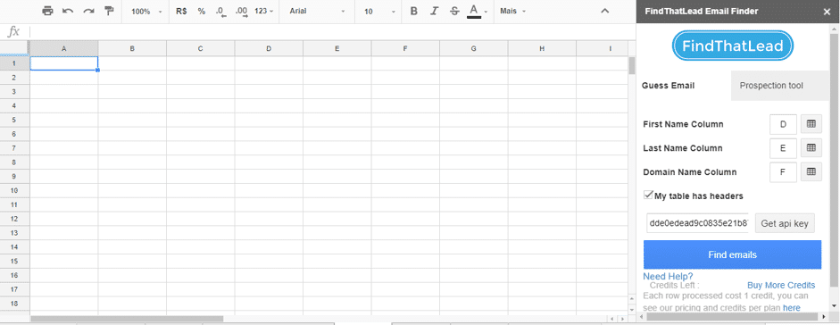 findthatlead review google sheets